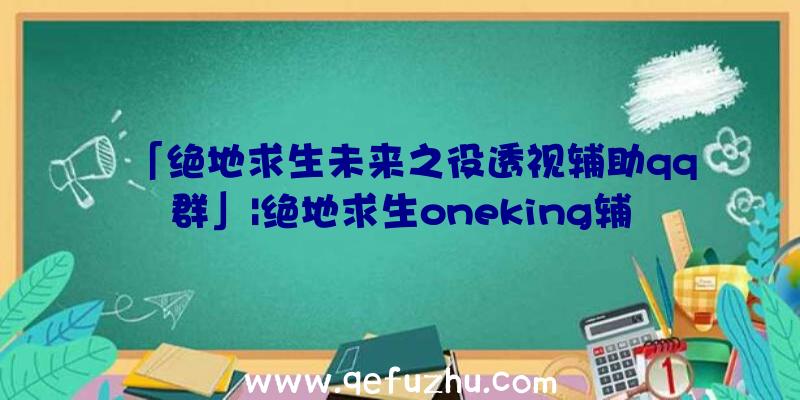 「绝地求生未来之役透视辅助qq群」|绝地求生oneking辅助